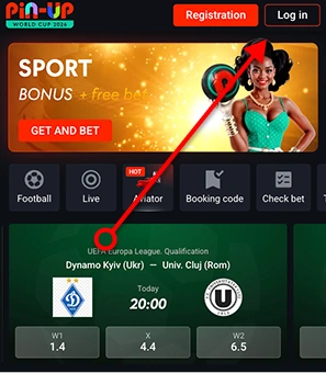 login button